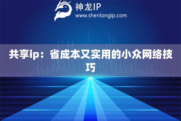 共享ip：省成本又實用的小眾網(wǎng)絡技巧