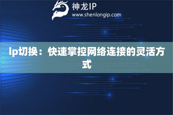 ip切換：快速掌控網(wǎng)絡(luò)連接的靈活方式