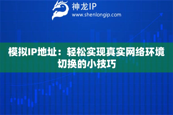 模擬IP地址：輕松實現(xiàn)真實網(wǎng)絡(luò)環(huán)境切換的小技巧