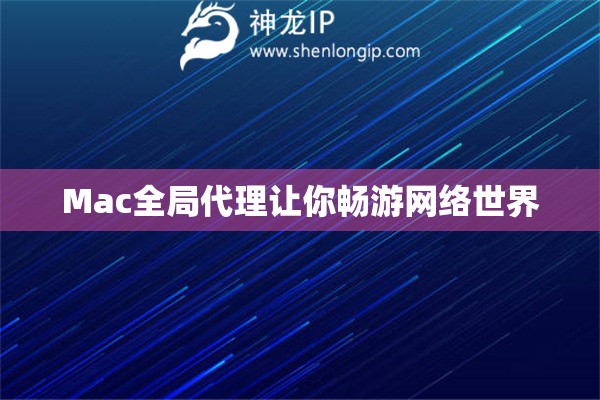 Mac全局代理讓你暢游網(wǎng)絡(luò)世界