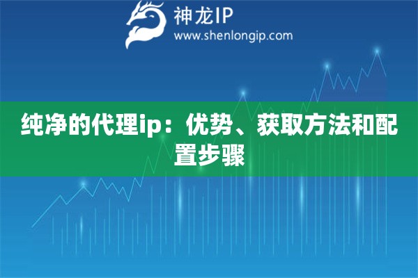 純凈的代理ip：優(yōu)勢、獲取方法和配置步驟